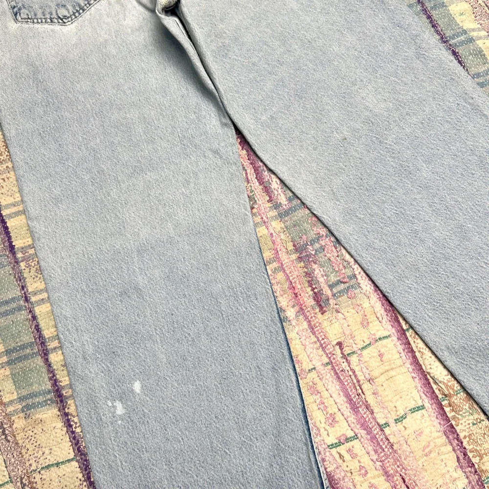 Vintage Levis L2 Baggy Fit Jeans Mens 30x31 Light Wash Denim Streetwear